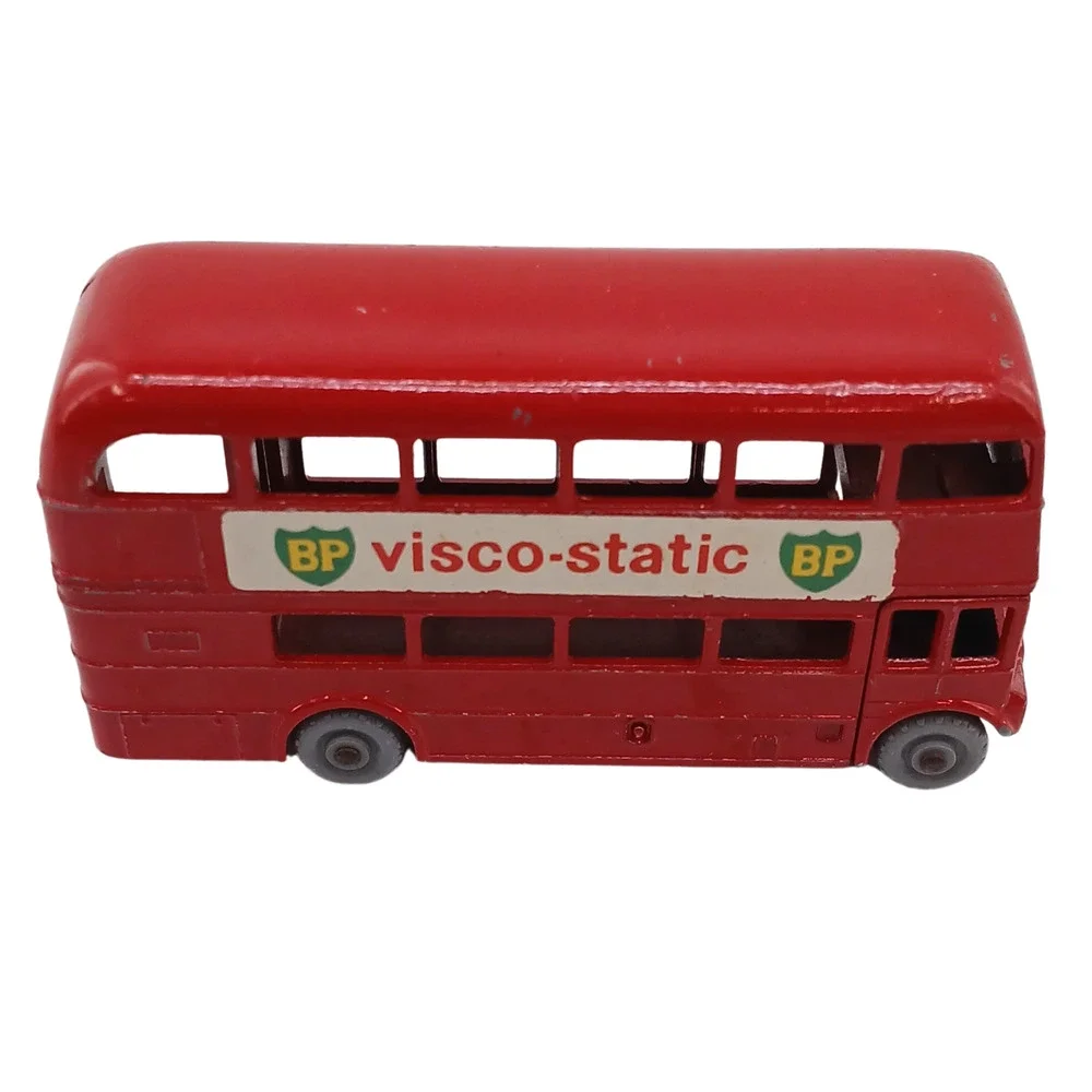 Vintage Lesney No 5 Routemaster Red Double Decker Bus BP Visco Static 1960s